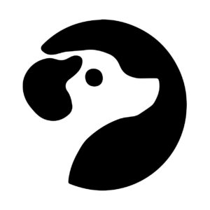 icon, logo, nature, dog, animal, simple, design, pet, shop, funny
